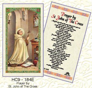 Prayer by St. John of The Cross Holy Card (HC9 184E)   Laminated  Greeting Cards 