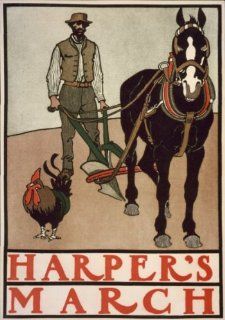 189  poster Harper's March   Prints