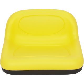 Low-Back Replacement Seat for John Deere Lawn and Garden Tractors – Yellow, Model# 8069  Lawn Tractor   Utility Vehicle Seats