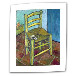 Art Wall Vincents Chair by Vincent van Gogh Painting Print on