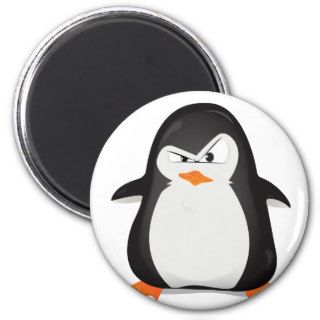 Angry Penguin Refrigerator Magnets