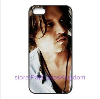 iPhone 5 Soft/Flexible TPU case with Johnny Depp logo designed by padcaseskingdom Cell Phones & Accessories