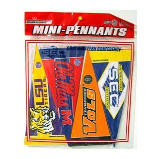 Sec Mini Pennant Set  Sports Related Pennants  Sports & Outdoors