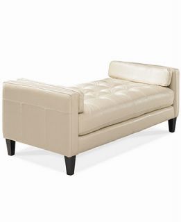 Milan Leather Daybed, 71W x 34D x 26H   Furniture