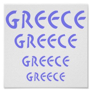 The Word Greece Print
