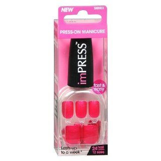 Broadway Nails Impress Press On Manicure Nail Covers, Control Freak 24 ea Health & Personal Care
