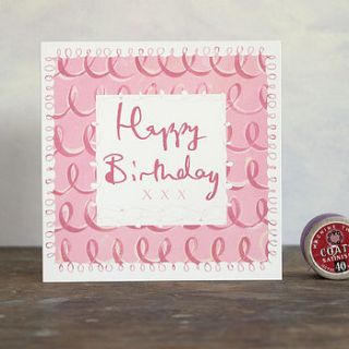 decorative 'happy birthday' card by moobaacluck