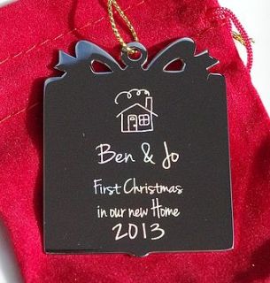 personalised new home tree decoration by capture & keep