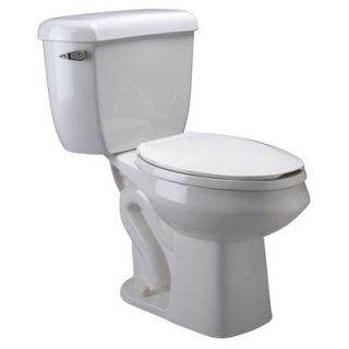 Zurn Pressure Assist 1.6 GPF Elongated 2 Piece Toilet