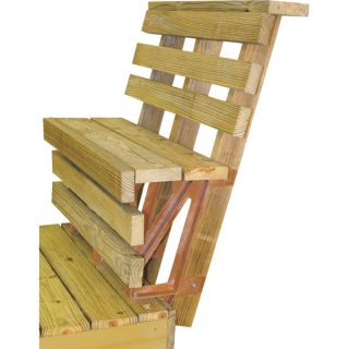 2x4 Basics Dekmate Bench Brackets — 2-Pk., Model# 90176MI  Benches