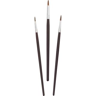 3-Pc. Artist Paint Brush Set  Paint Brushes   Rollers