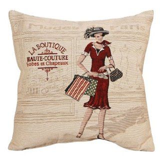 New French Haute Couture Lady Fashion Decorative Pillow Case Cushion Cover Sham   French Bedding