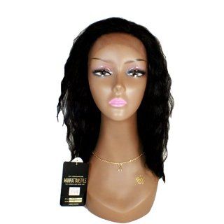 JUNEE FASHION Human Lace Front Wig   H MELODY   Color #1B/30   Off Black/Medium Brown Red Health & Personal Care
