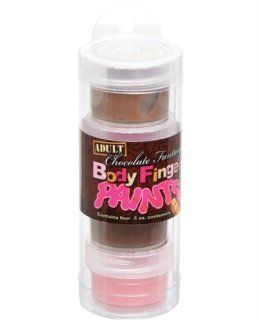 Chocolate fanatsy body finger paints   pack of 4 tube Health & Personal Care