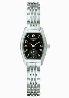 Longines Wrist Watches Longines evidenza Ladies watch. Black dial, L2.175.4.53.6 Longines Watches