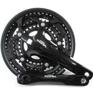 Shimano FC 3503 Sora 30/39/50t x 175mm 9 Speed Road Bike Crankset Black Sports & Outdoors