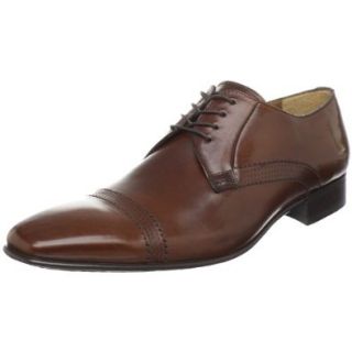 Mezlan Men's Alberta Oxford, Cognac, 8 M US Oxfords Shoes Shoes