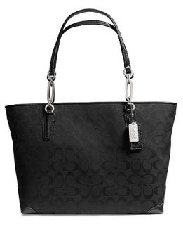 COACH MADISON EAST/WEST TOTE IN SIGNATURE FABRIC   COACH   Handbags & Accessories