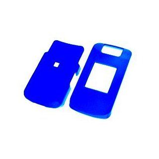 RIM Blackberry Pearl Flip 8220 Solid Dark Blue Snap On Case Cover with Removable Swivel Belt Clip Cell Phones & Accessories