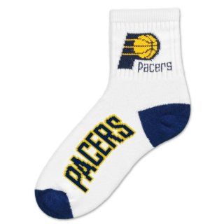 NBA Indiana Pacers Men's Quarter Socks, Large, White  Sports Fan Socks  Sports & Outdoors