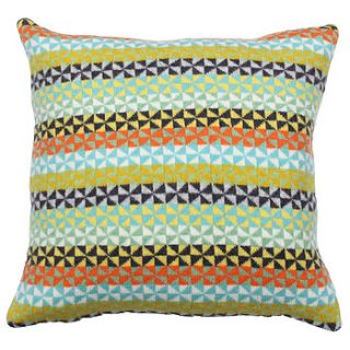 fleur knitted lambswool cushion by gabrielle vary knitwear