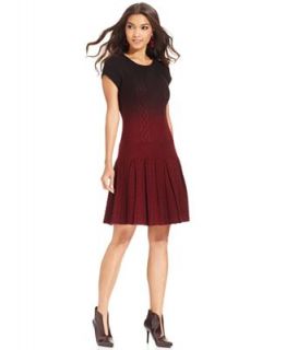 Jessica Simpson Cap Sleeve Ombre Sweater Dress   Dresses   Women