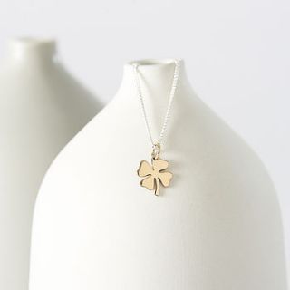 four leaf clover necklace by suzy q