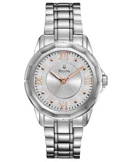 Bulova Womens Stainless Steel Bracelet Watch 32mm 96L172   Watches   Jewelry & Watches