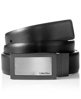 Calvin Klein Logo Plaque Reversible Dress Belt   Wallets & Accessories   Men