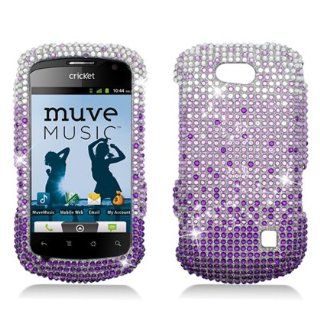 Aimo Wireless ZTEX501PCDI174 Bling Brilliance Premium Grade Diamond Case for ZTE Groove X501   Retail Packaging   Purple Waterfall Cell Phones & Accessories