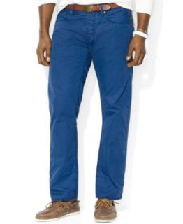 Polo Ralph Lauren Big and Tall Pants, Suffield Classic Fit Flat Front Chino Pants   Pants   Men