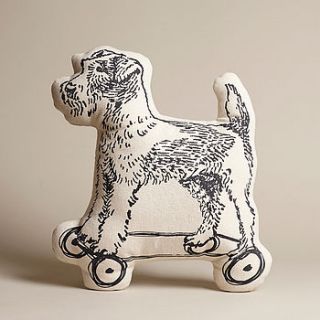 bertie on wheels cushion by plum & ashby