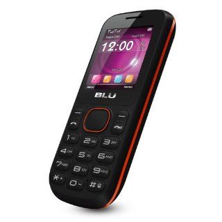 BLU T172i Jenny Unlocked Phone   US Warranty   Black/Red Cell Phones & Accessories