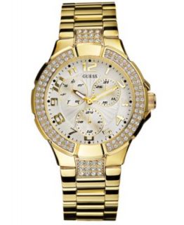 GUESS Watch, Womens Gold Tone Mixed Metal Bracelet 36mm U85110L1   Watches   Jewelry & Watches