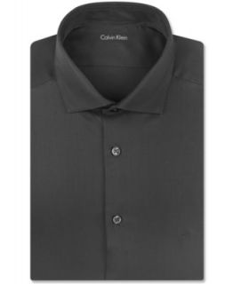 Calvin Klein Dress Shirt, X Black Ink Check Long Sleeved Shirt   Dress Shirts   Men