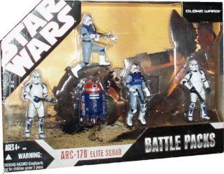 Star Wars TAC Exclusive ARC 170 Elite Squad Battle Pack Toys & Games