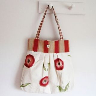 olive knitting bag poppy by lily button treasures