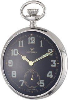 Catorex Men's 170.1.1810.321 La Pautele Brass Black Dial Pocket Watch Watches