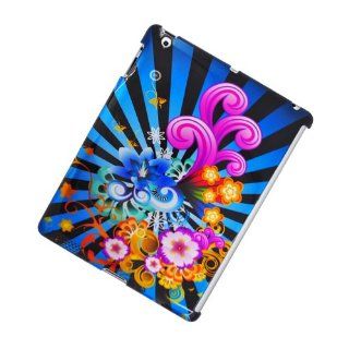 Eagle Cell PIIPAD3G2D170 Stylish Hard Snap On Protective Case for iPad 3   Retail Packaging   Colorful Fireworks Computers & Accessories