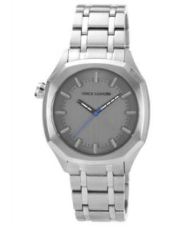 Vince Camuto Watch, Mens Stainless Steel Bracelet 42mm VC 1014GNSV   Watches   Jewelry & Watches