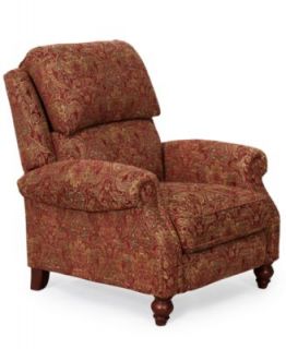 Andy Recliner Chair, Queen Anne Style   Furniture