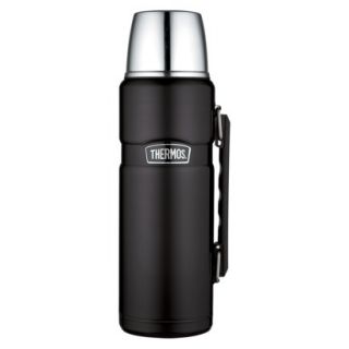 Thermos Stainless King Bottle   Matte Black (1.2L)