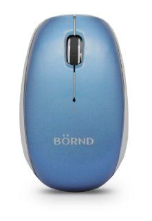 Bornd 1000/2000 DPI Bluetooth 3.0 Optical Wireless Mouse, Blue  (C170B BLUE) Computers & Accessories