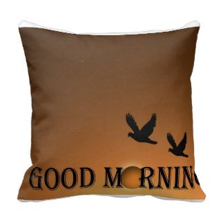 dusk photo and word refresh written on pillow