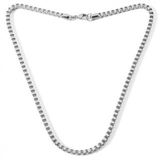 Men's Stainless Steel Box Chain Necklace