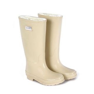 merino sheepskin lined wellington boots by ewe style