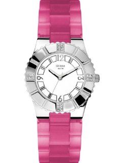 Guess Ladies Pink Rubber Watch U95156L1 Watches