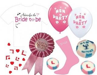 hen party accessories kit by sleepyheads