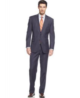 Lauren by Ralph Lauren Suit Total Comfort 2 Button Navy Wool   Suits & Suit Separates   Men