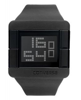 Converse Watch, Unisex Digital High Score Black Silicone Strap 47mm VR014 005   Watches   Jewelry & Watches